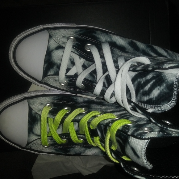 🆕Converse Chuck Taylor Black & White Tie Dye Unisex High Top Sneaker Mens Sizes - Picture 11 of 13